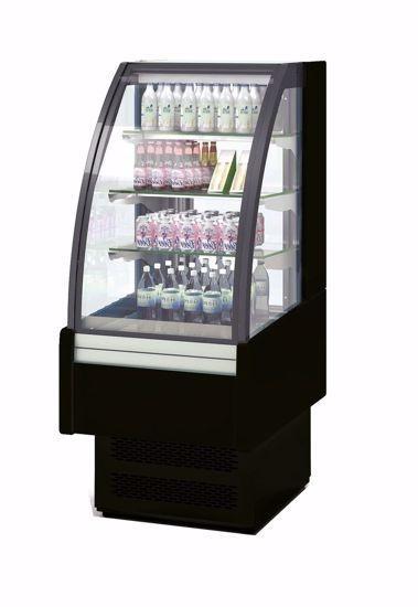 Koelvitrine | 180L | Zwart | +2°C/+8°C | 4 Schappen |, Zakelijke goederen, Horeca | Keukenapparatuur, Nieuw in verpakking, Verzenden