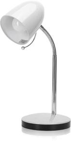 Aigostar Bureaulamp - E27- Leeslamp - Wit, Verzenden, Nieuw