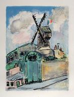 Kees Van Dongen (1877-1968) - Le Moulin de la Galette avant, Antiek en Kunst, Kunst | Schilderijen | Modern