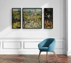 Teejo - Lot 3 toiles Le Jardin de la vie, De la Genese A l, Antiek en Kunst