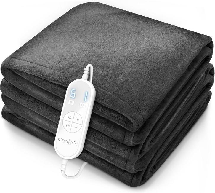 Elektrische deken - Warmtedeken - 2 persoons - 180x200 cm -, Huis en Inrichting, Woonaccessoires | Plaids en Woondekens, Nieuw