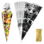 Fako Bijoux - 50x Cellofaan Puntzakken Spinnenweb - 34x17cm, Diversen, Verzenden, Nieuw