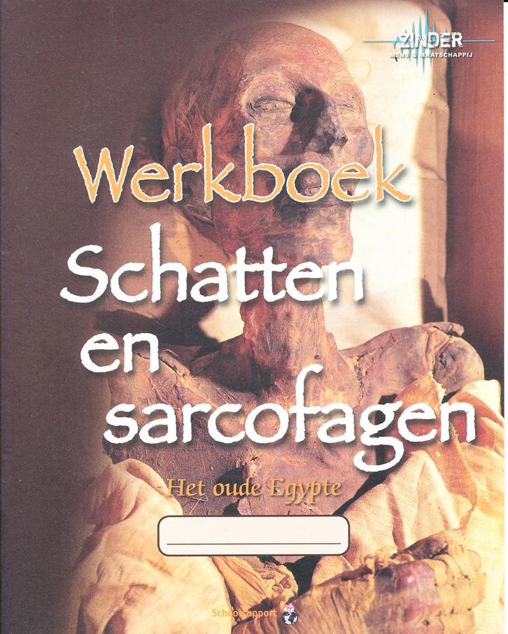 Zinder 9+ Mens & Maatschappij Werkboek Schatten en sarcofage, Boeken, Schoolboeken, Verzenden