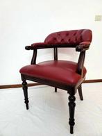 Stoel - Hout, Leder, IJzer - Sedia Chesterfield, Antiek en Kunst