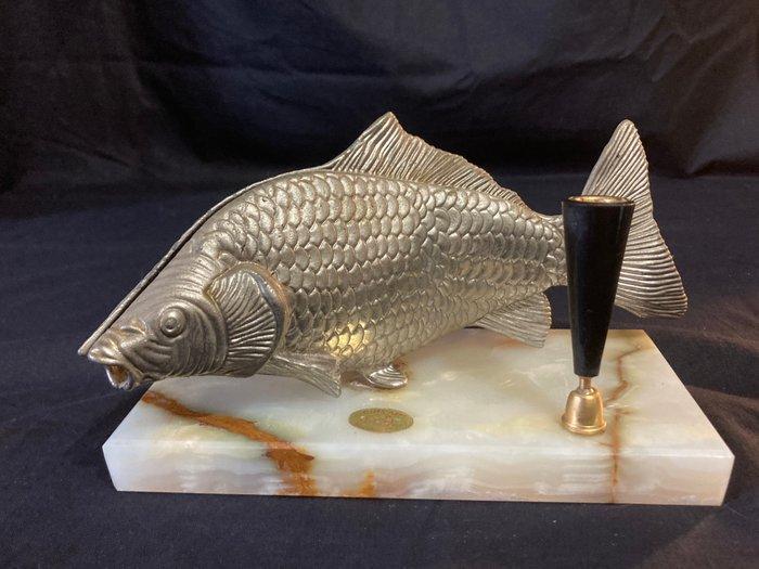 Brievenhouder - Splendide Presse Papier Carpe Porte Lettre, Antiek en Kunst, Curiosa en Brocante
