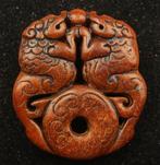 Amulet Hongshan - Draken & Disque Bi: Autoriteit, Rijkdom &, Antiek en Kunst