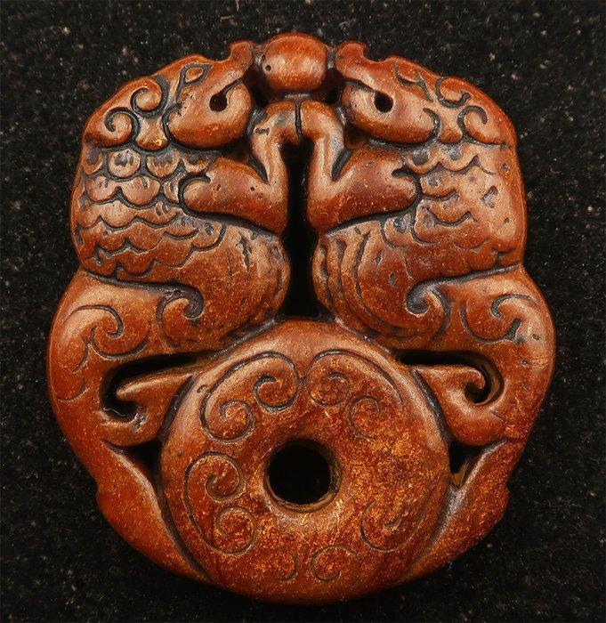 Amulet Hongshan - Draken & Disque Bi: Autoriteit, Rijkdom &, Antiek en Kunst, Antiek | Boeken en Manuscripten