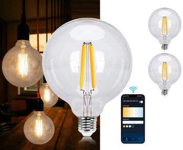 Aigostar LED Filament lamp - Dimbaar - 6W - E27 - 2 Stuks, Verzenden
