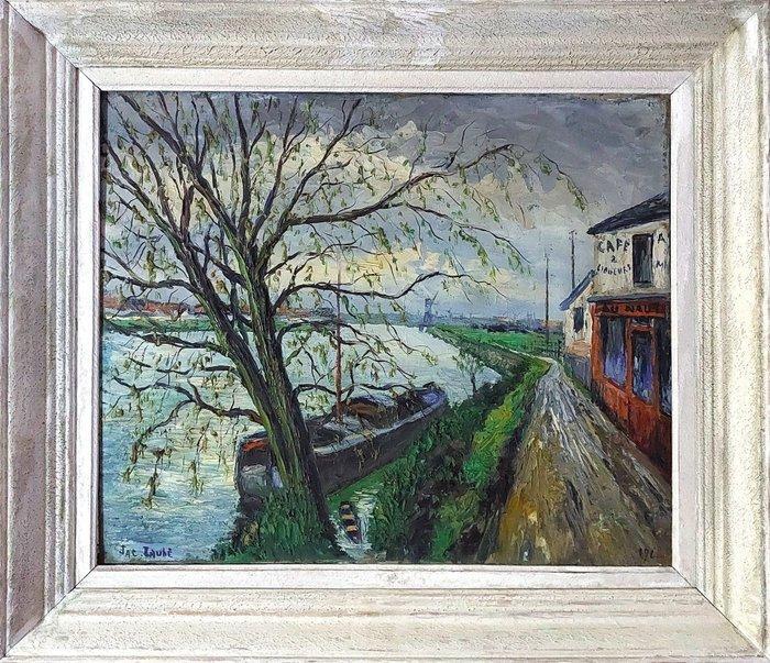 Jac. Laubé (1900-1985) - Paysage de lÎle St Ouen, Antiek en Kunst, Kunst | Schilderijen | Klassiek