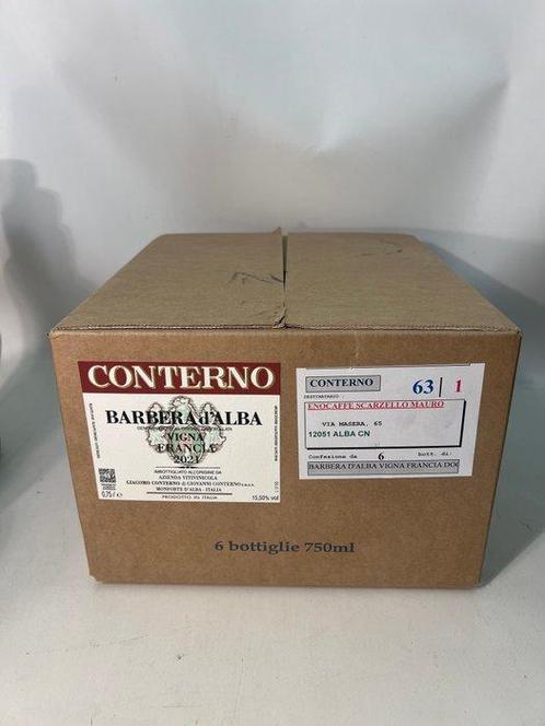 2021 Conterno, Barbera d’Alba, Vigna Francia - Piedmont - 6, Verzamelen, Wijnen