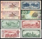 Canada. - 8 Banknotes - various dates (Zonder Minimumprijs), Postzegels en Munten