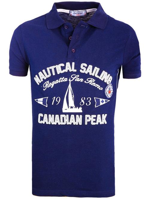 Canadian Peak Polo Kianni Blauw, Kleding | Heren, T-shirts, Verzenden