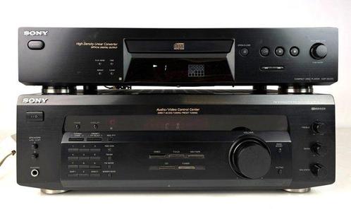 Sony - Ontvanger STR-DE135 + CD-speler CDP-XE370 Hifi-set, Audio, Tv en Foto, Radio's