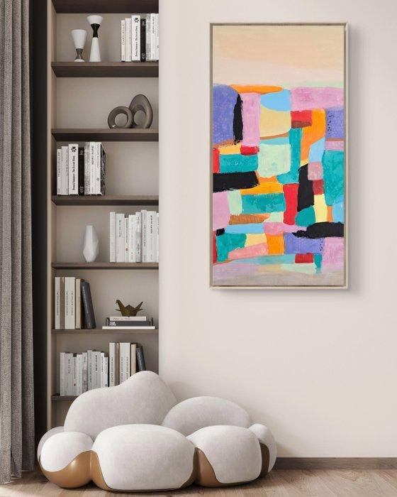 Gaby Acevedo - Lucis fragmenta n°12 - No Reserve, Antiek en Kunst, Kunst | Schilderijen | Modern