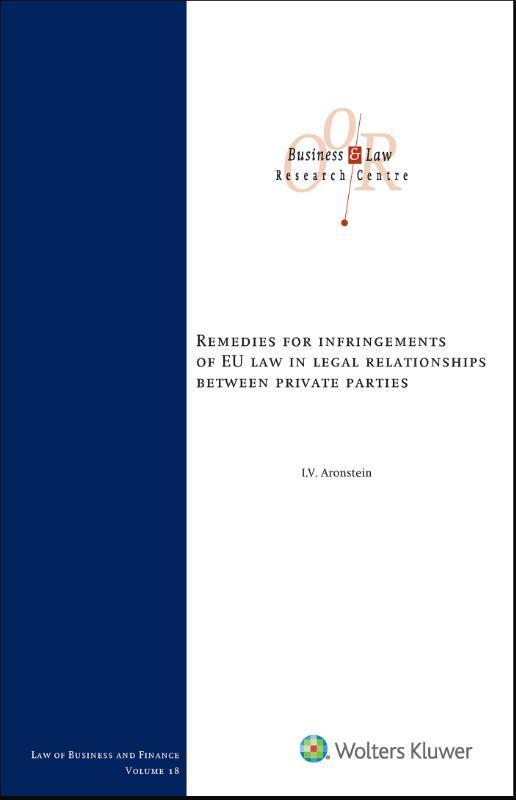 Remedies for infringements of EU Law legal relationships, Boeken, Wetenschap, Zo goed als nieuw, Verzenden
