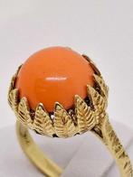 Ring - 18 karaat Geel goud Koraal