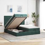 vidaXL Ottoman bed met matrassen 180x200cm fluweel, Huis en Inrichting, Slaapkamer | Bedden, Verzenden, Nieuw