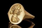 Oud-Romeins Gouden ring met portret van Faustina II