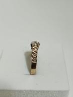 Zonder Minimumprijs - Ring - 9 kt. Geel goud Diamant, Handtassen en Accessoires, Ringen, Nieuw