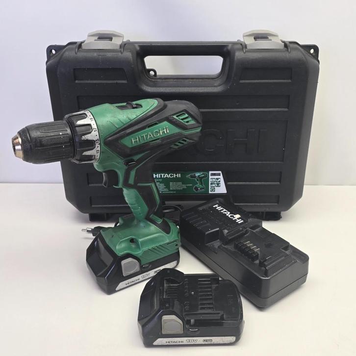 Hitachi DS 18DJL Accu boormachine | Gebruikt, Doe-het-zelf en Bouw, Gereedschap | Boormachines, Nieuw, Ophalen of Verzenden