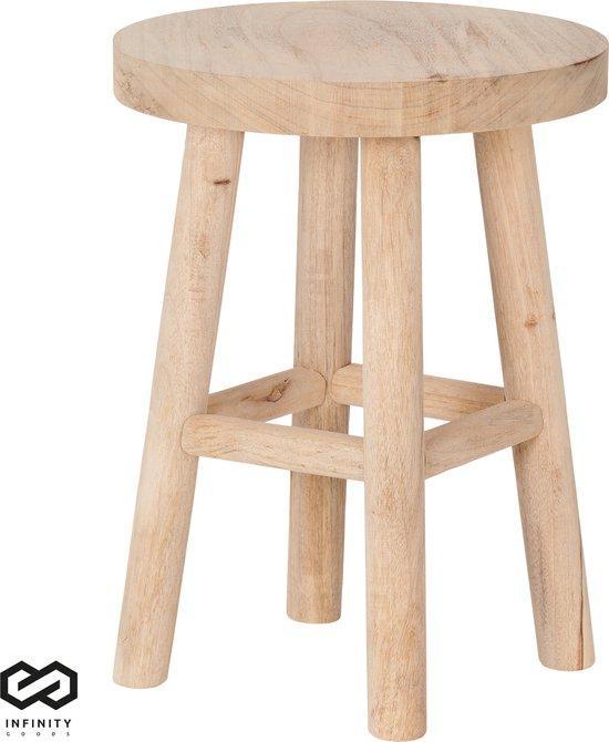 Tweedekans | Infinity Goods Kruk Hout - Teakhout -, Huis en Inrichting, Tafels | Salontafels, Ophalen of Verzenden