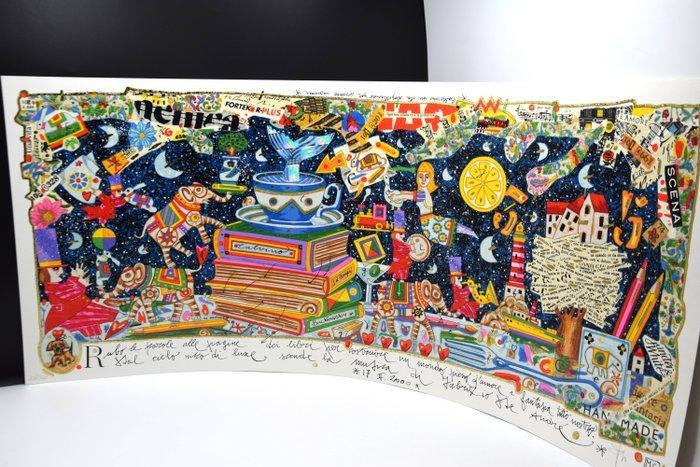 Francesco Musante (1950) - Rubo le parole alle pagine dei, Antiquités & Art, Antiquités | Autres Antiquités