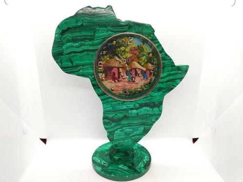 Tepassende kwaliteit natuurlijke malachiet - Horloge met, Verzamelen, Mineralen en Fossielen