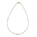 Collier - 18 carats Or blanc, Or jaune, Handtassen en Accessoires, Kettingen, Nieuw