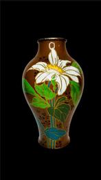 Boch Frères, Keramis - Vase - Porcelaine - Vase balstre