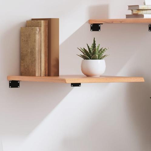 vidaXL Wandschap 40x60x2 cm behandeld massief eikenhout, Huis en Inrichting, Kasten | Wandmeubels, Nieuw, Verzenden