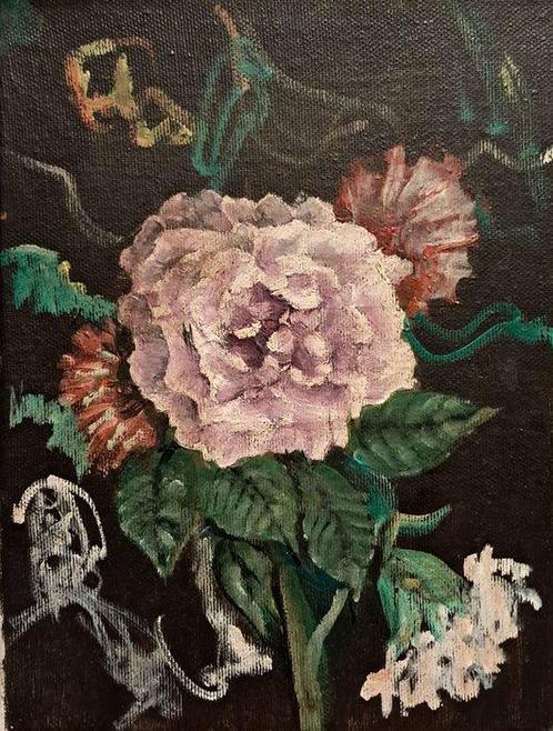 Giorgio Bergallo - PEONIA, Antiek en Kunst, Kunst | Schilderijen | Modern