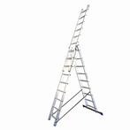 Alumexx ladder 3-Delig, Doe-het-zelf en Bouw, Ladders en Trappen, Nieuw, Verzenden