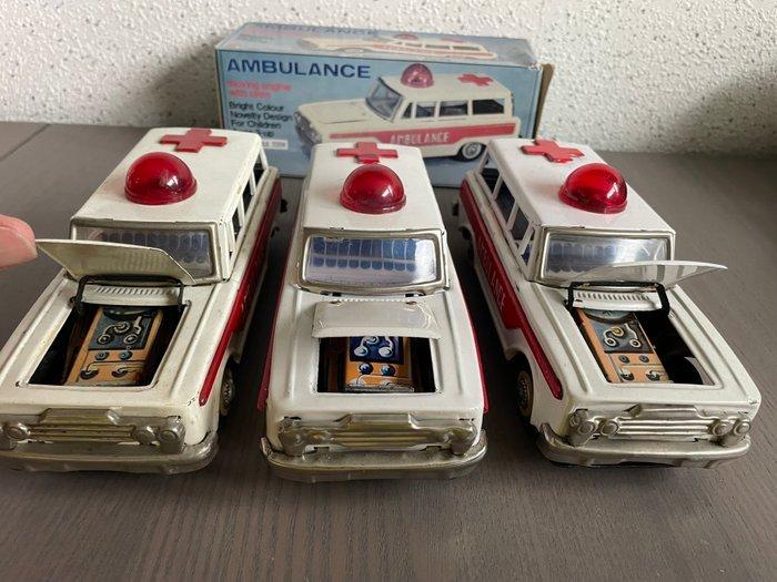 MF China - Blikken speelgoedauto - Ambulance - 1960-1970 -, Antiek en Kunst, Antiek | Speelgoed