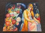 Freek van den Berg (1918-2000) - Bloemen voor Lony, Antiek en Kunst, Kunst | Schilderijen | Modern