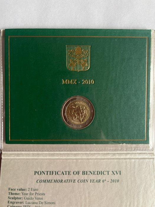 Vaticaan. 2 Euro 2010 Anno Sacerdotale (Zonder, Timbres & Monnaies, Monnaies | Europe | Monnaies euro