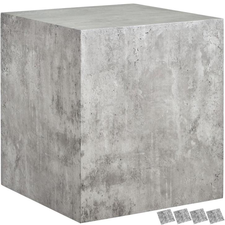 tectake Salontafel Lasley, draagkracht 45 kg - Betonlook, 45, Huis en Inrichting, Tafels | Salontafels, Verzenden