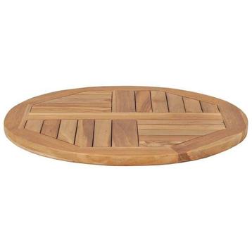 Tafelblad Teak 60cm | Tweede Kansje | OP = OP! beschikbaar voor biedingen