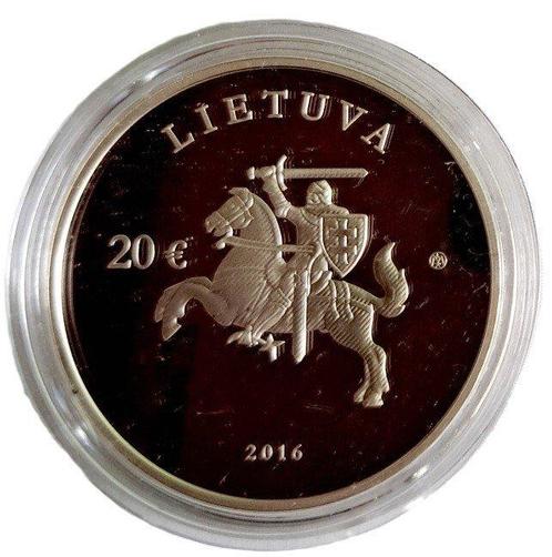 Litouwen. 20 Euro 2016 25th anniversary of the, Postzegels en Munten, Munten | Europa | Euromunten