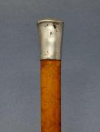 Wandelstok - Wit metaal, Antiek en Kunst