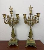 Chandelier (2) - Bronze, Onyx, Antiek en Kunst