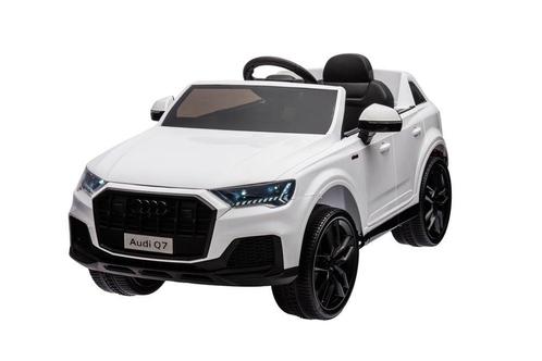Audi Q7 elektrische kinderauto, 12 volt, rubber banden en me, Kinderen en Baby's, Speelgoed | Buiten | Accuvoertuigen, Ophalen of Verzenden