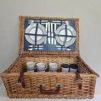 Optima - Panier - Céramique, Riet - Panier de pique-nique, Antiek en Kunst