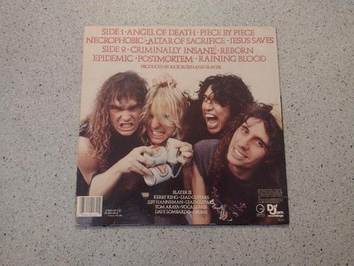 Slayer - Reign in blood - Disque vinyle - Premier pressage -, Cd's en Dvd's, Vinyl Singles
