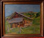 Rodolphe Bolliger (1878-1952) - Suisse: chalet dans les, Antiek en Kunst