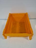 Distributiebak 400x300x173 mm nestbaar oranje gebruikt, Ophalen of Verzenden