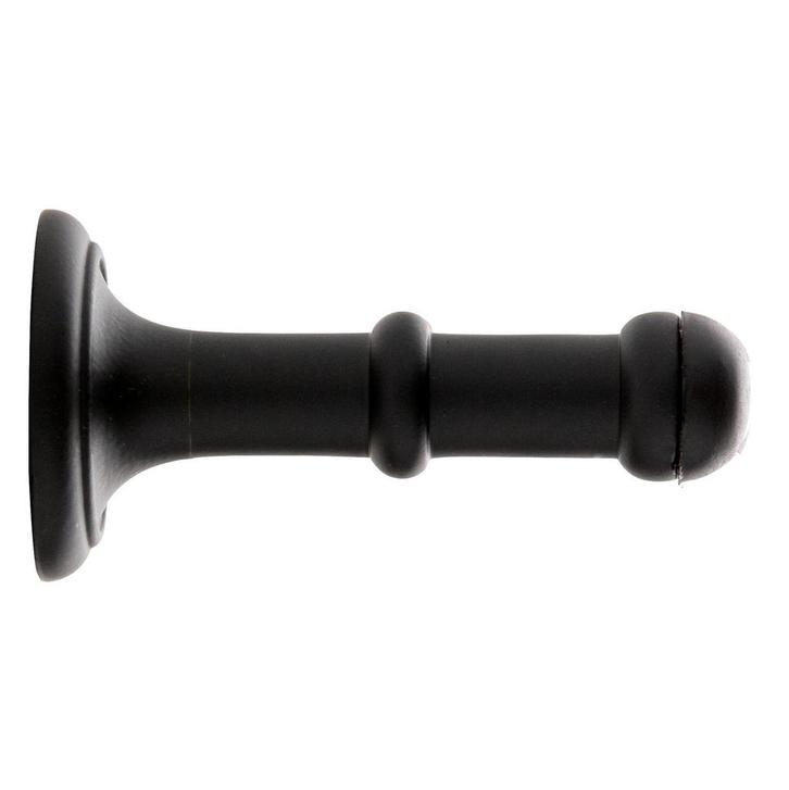 Deurstopper met mat zwarte poedercoating - muurbeschermin..., Doe-het-zelf en Bouw, Hang- en Sluitwerk, Overige typen, Nieuw, Koper of Messing