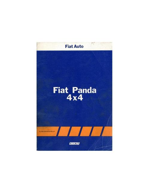 1983 FIAT PANDA 4X4 WERKPLAATSHANDBOEK DUITS, Autos : Divers, Modes d'emploi & Notices d'utilisation, Enlèvement ou Envoi
