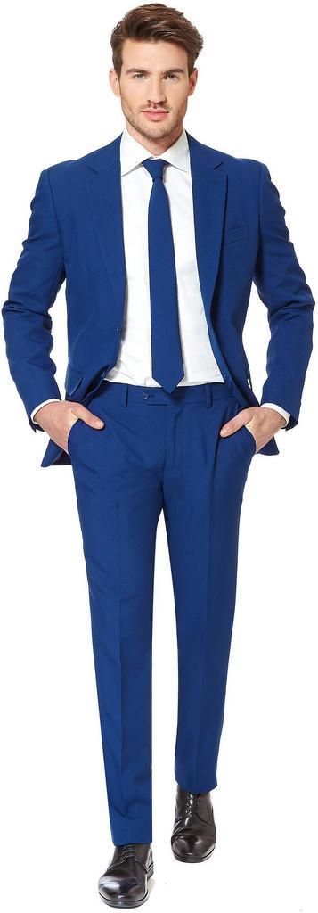 OppoSuits Navy Royale Kostuum maat Overige maten Heren, Kleding | Heren, Kostuums en vesten, Blauw, Nieuw, Overige maten, Verzenden