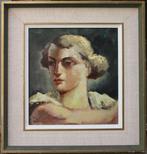 Oscar Cattani (1887-1960) - Modernist portrait