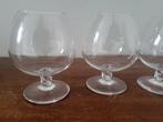 Daum - Verre à vin (6) - Cristal - 4 verres à cognac, Antiquités & Art